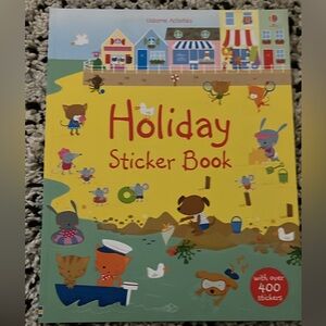Usborne Holiday Sticker Book with Colorful Designs